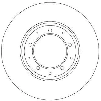 Bilde av TRW DF6905 Bremseskiver 298 14 5 136 ventilert spraylakkert LAND ROVER: Defender Pick up, SUV