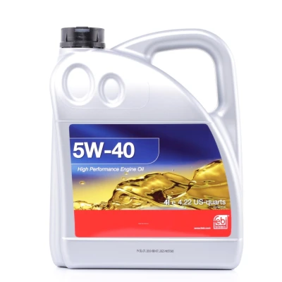 Bilde av Febi Bilstein 5W 40 4l Motorolje 32937 MERCEDES BENZ: C Klasse Sedan, MAZDA: 2 Hatchback, BMW: 5 Touring