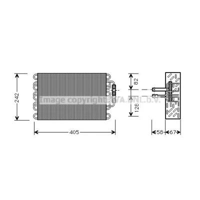 Bilde av PRASCO MSD373 Tørker R 134a Aluminium