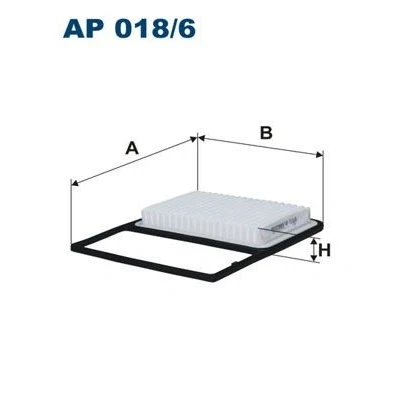 Bilde av FILTRON AP 018/6 Luftfilter 37 255 306 Filterinnsats DAIHATSU: Terios II, Sirion II