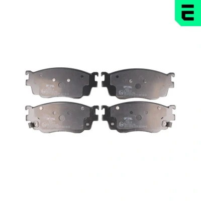 Bilde av OPTIMAL BP 80012 Bremseklosser framaksel med akustisk slitasjevarsel MAZDA: 323 F 6, 626 V Hatchback, Sedan