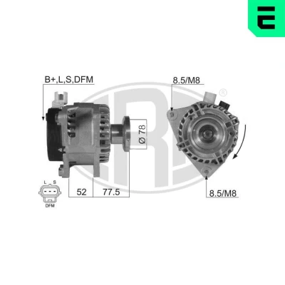 Bilde av ERA 210330A Dynamo 14V 105A FORD: Focus 2