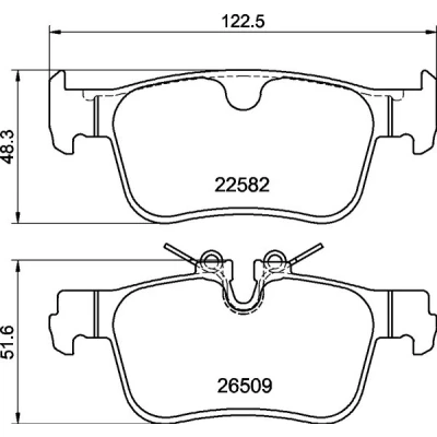 Bilde av Bremseklosser sett BREMBO P 86 035
