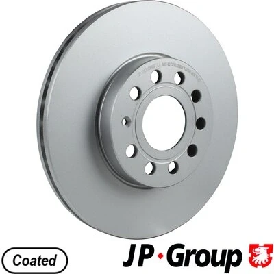 Bilde av JP GROUP 1163109400 Bremseskiver framaksel 288 25 5 ventilert belagt VOLKSWAGEN: Golf 7, Caddy 3, Touran I, SKODA: Octavia 2 Combi, 3 Combi