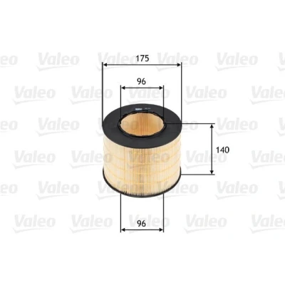 Bilde av VALEO 585714 Luftfilter 140 175 Filterinnsats SAAB: 9 5 Stasjonsvogn, Sedan