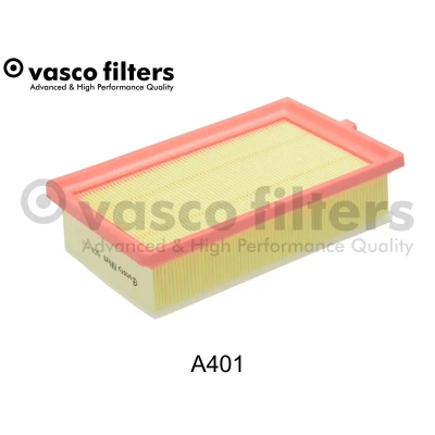 Bilde av DAVID VASCO A401 Luftfilter 59 144 228 firkantet Filterinnsats med forfilter FIAT: 500L