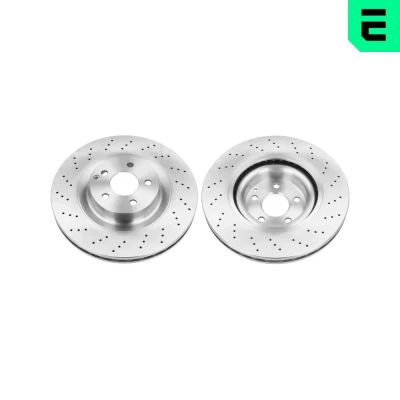 Bilde av OPTIMAL BS 8204HC Bremseskiver framaksel 350 32 5/6 perforert / ventilert belagt høy karbon MERCEDES BENZ: E Klasse T modell, Sedan