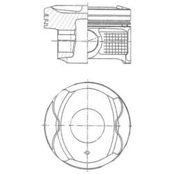 Bilde av KOLBENSCHMIDT 41250600 Motorstempel 71