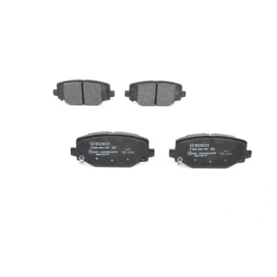 Bilde av BOSCH 0 986 494 767 Bremseklosser Low Metallic med akustisk slitasjevarsel antihyle blikk FIAT: Freemont