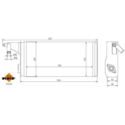Bilde av NRF 53236A Varmeveksler