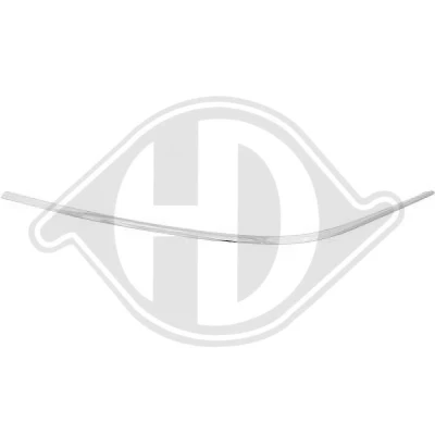 Bilde av DIEDERICHS 1647162 Pynte / vernelist, støtfanger foran høyre MERCEDES BENZ: S Klasse Sedan (W221) 600 5.5, 320 CDI 3.0 4 matic, 280