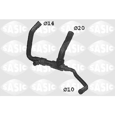 Bilde av SASIC SWH4335 Radiatorslange
