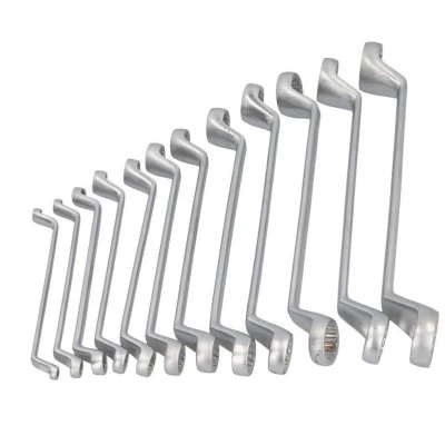 Bilde av ENERGY NE01001SK12 Dobbelthodet ringnøkkelsett 6x7, 8x9, 10x11, 12x13, 14x15, 16x17, 18x19, 20x22, 21x23, 24x27, 25x28, 30x32 mm 12 Krom vanadium stål