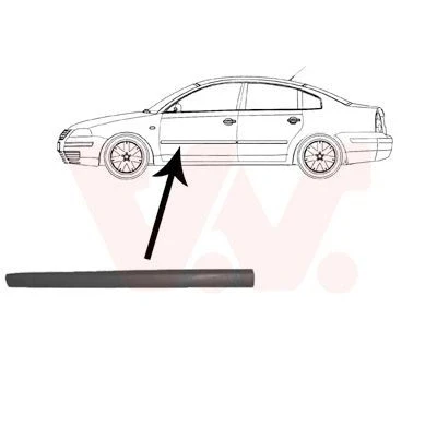 Bilde av VAN WEZEL 5836423 Beskyttelseslist VOLKSWAGEN: Passat B5 GP Stasjonsvogn, Stasjonsvogn
