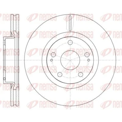 Bilde av REMSA 61050.10 Bremseskiver framaksel 295, 295 26 5 ventilert TOYOTA: Avensis III Stasjonsvogn, Auris Hatchback, II Station Wagon