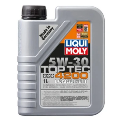 Bilde av Liqui Moly Top Tec 4200 5W 30 1l Motorolje 8972 AUDI: A7 Sportback, A6 C6 Avant, VOLVO: V50, BMW: 5 Touring