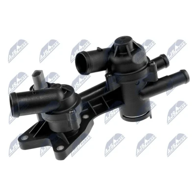 Bilde av NTY CTM VW 032 Termostat med tetning, temperaturgiver deksel, skruer GRP (glassfiberforsterket plast) kunststoff kledning
