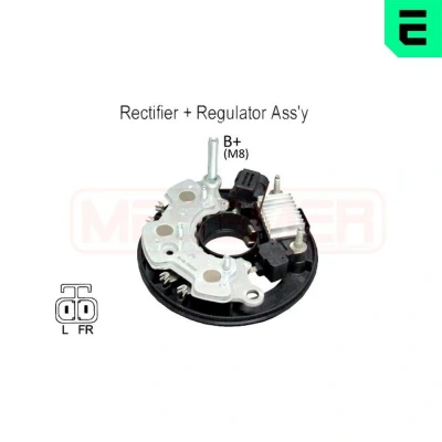 Bilde av Likeretter, generator, opel astra h, h gtc, kombi, vauxhall mk v