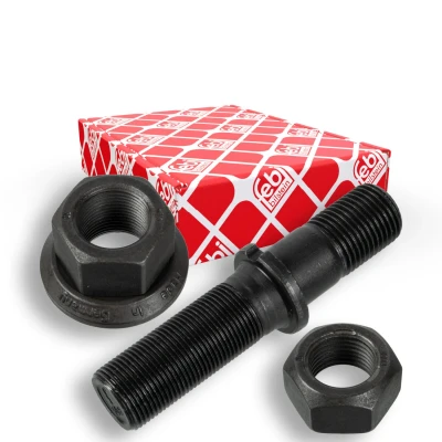 Bilde av FEBI BILSTEIN 07456 Hjulbolt M22 x 1,5, 2 112 10.9 med kontramutter, trykkplatemutter fosfatert