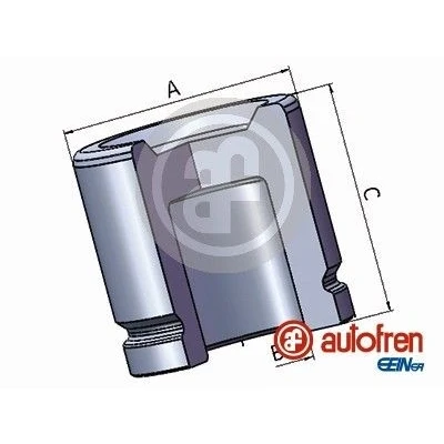 Bilde av AUTOFREN SEINSA D025791 Stempel, bremseklave 51 framaksel TRW