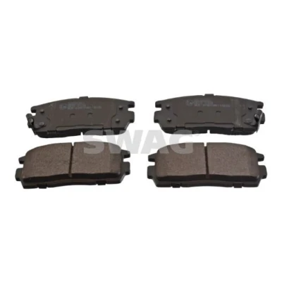 Bilde av SWAG 89 91 6631 Bremseklosser bakaksel med akustisk slitasjevarsel, inkl. slitasjevarselkontakt antihyle blikk CHEVROLET: Captiva, OPEL: Antara