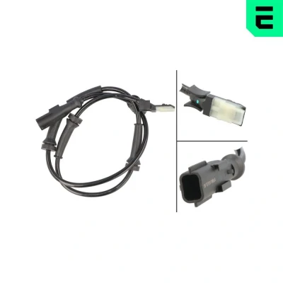 Bilde av OPTIMAL 06 S798 ABS sensor framaksel venstre, høyre aktiv 710 25,5 RENAULT: Kangoo II Express