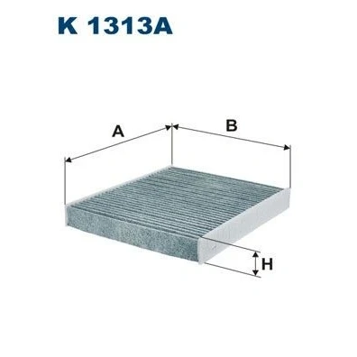 Bilde av FILTRON K 1313A Kupéfilter Karbonfilter 256 224 36 SKODA: Fabia 2, III Hatchback, Rapid Spaceback, VOLKSWAGEN: Polo V Sedan