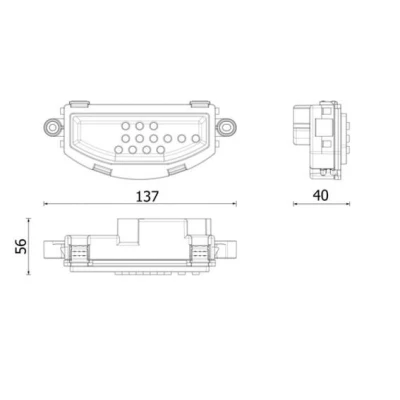 Bilde av MAHLE ORIGINAL ABR 166 000P Regulator, kabinvifte 9 MERCEDES BENZ: V Klasse