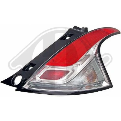 Bilde av DIEDERICHS 3214091 Baklykter venstre PY21W, W16W, LED uten pæreholder