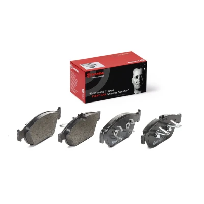 Bilde av BREMBO P 50 106 Bremseklosser klargjort for slitasjeindikator med antihyle blikk uten tilbehør MERCEDES BENZ: E Klasse Coupé