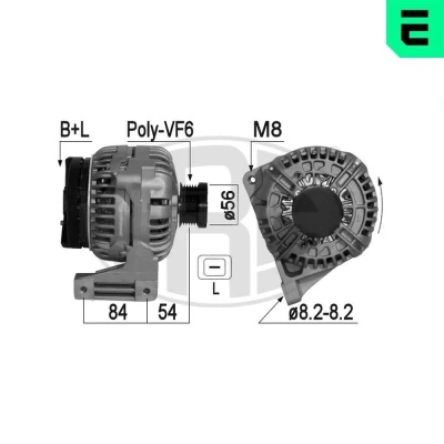 Bilde av ERA 209052A Dynamo 14V 160A VOLVO: V70 2, XC90 I, S80 I