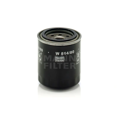 Bilde av MANN FILTER W 814/80 Oljefilter M 20 X 1.5 med en retursperreventil Påskruingsfilter AIXAM: Coupe Evo/GTI/Premium, ROVER: 600