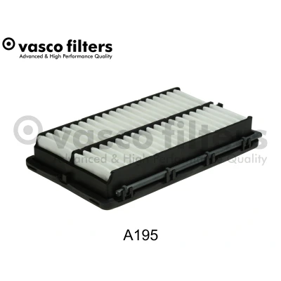 Bilde av DAVID VASCO A195 Luftfilter 44mm 274mm 160mm firkantet Filterinnsats med festeramme