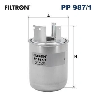 Bilde av FILTRON PP 987/1 Drivstoffilter ledningsfilter RENAULT: Kadjar