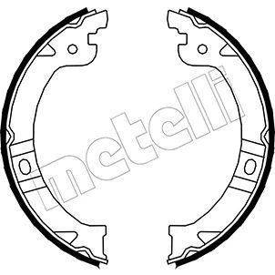 Bilde av Bremsesko sett, parkeringsbremse METELLI 53 0027
