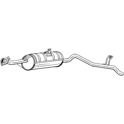 Bilde av sluttlyddemper, suzuki samurai terrängbil täckt, öppen, sj413, sj413 1430083011, 1430083310