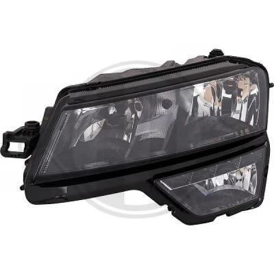 Bilde av DIEDERICHS 7870981 Frontlykter venstre H7/H1, PY24W, W5W, LED for høyrekjøring med motor høydejustering hovedlys