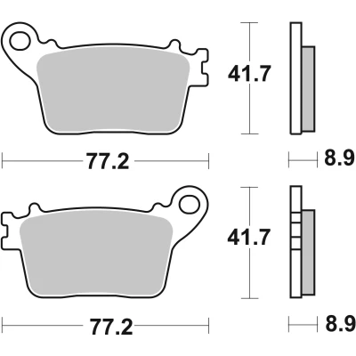 Bilde av BREMBO Carbon Ceramic, Road Bremseklosser foran og bak 07HO5907