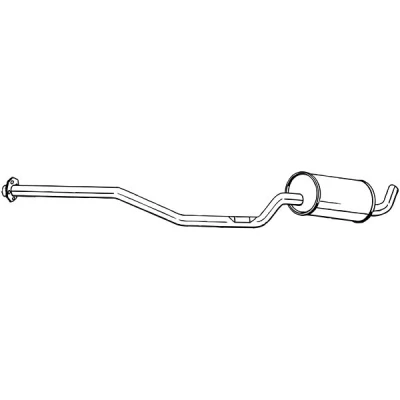 Bilde av Mellomlyddemper, volvo 740, 740 kombi, 760, 760 940, 940 ii, kombi 960, 960 1328966, 1336309