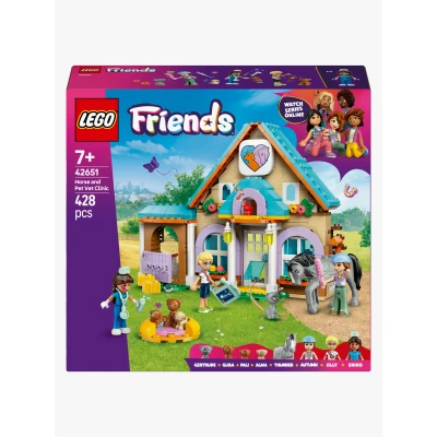 Bilde av LEGO Friends 42651 Dyreklinikk med hest og kjæledyr Byggesett Plast