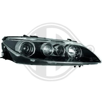 Bilde av DIEDERICHS 5625282 Frontlykter høyre H1/H1/H3 med elektromotor