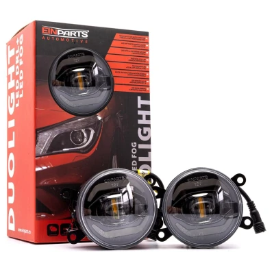 Bilde av EINPARTS DUOLIGHT DL39 Tåkelyskaster transparent foran med kabelsett MITSUBISHI: Outlander 2 SUV, PAJERO 4, L200 / Triton IV Pick up