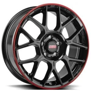 Bilde av BBS XR Black Red 8x18 5/112 ET28 B82