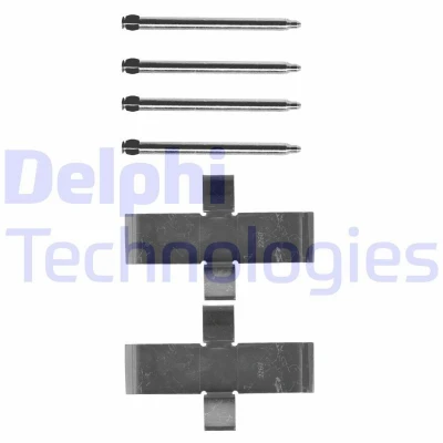 Bilde av DELPHI LX0107 Tibehørsett, skivebremse belegg VOLKSWAGEN: LT 28 35 I Flatvogn lastebil / Chassis, Van