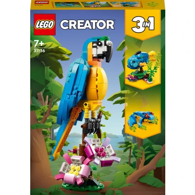 Bilde av LEGO Creator 31136 Eksotisk papegøye Byggesett