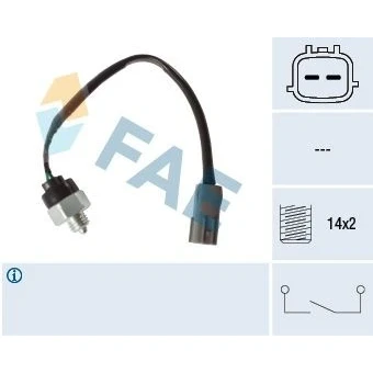 Bilde av FAE 40988 Bryter, ryggelys med kabel