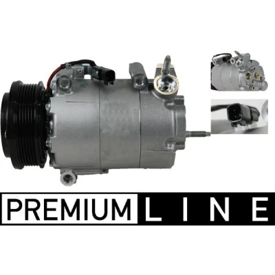 Bilde av MAHLE ORIGINAL ACP 552 000P Kompressor 7VS16ic 12V PAG 46 YF R1234yf, R134a uten oljeutslippsskrue