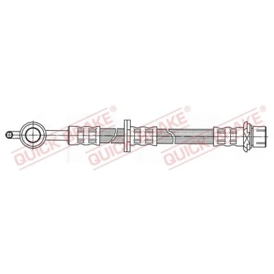 Bilde av Bremseslange, Framaksel venstre, toyota yaris, yaris verso, verso van, 9094702C32, 9094702D77