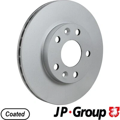 Bilde av JP GROUP 5163100200 Bremseskiver framaksel 269 22,5 5 innvendig ventilert belagt DACIA: Duster SUV, RENAULT: Megane 4