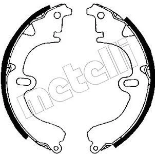 Bilde av Bremsesko sett, Bakaksel, toyota, 04495 12020, 12220, 12250, 20090, 20091, 20092, 20100, 20101
